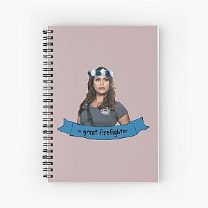 Monica Raymund Chicago Fire Spiral Notebook