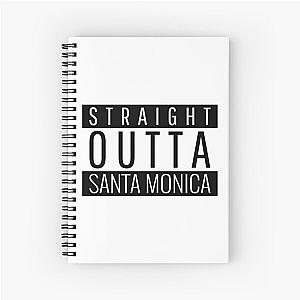 Straight Outta Santa Monica California Spiral Notebook