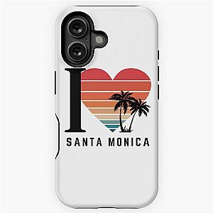 I Santa Monica - Retro West Coast Beach Vibes iPhone Tough Case