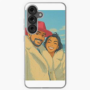 Couple at Santa Monica pier Samsung Cover