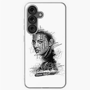 Monica Bellucci Abstract Sketch Art Samsung Galaxy Soft Case