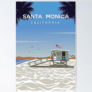 Santa Monica California Poster