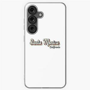 Santa Monica City California Retro Vintage 70s rainbow Soft Case