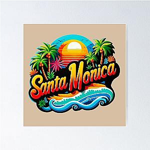 Santa Monica California Poster