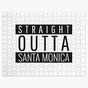 Straight Out of Santa Monica California Jigsaw Puzzle