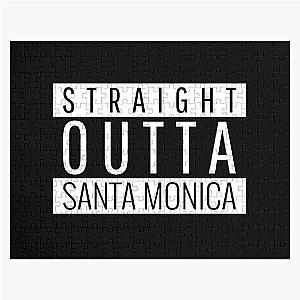 Straight Outta Santa Monica California Jigsaw Puzzle