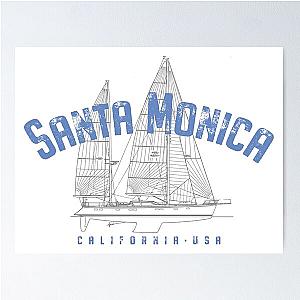 Santa Monica California Nautical Sailboat Design