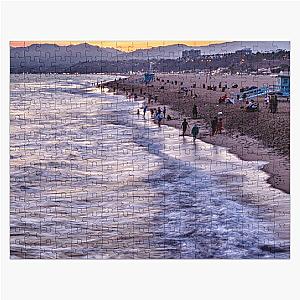 Santa Monica Beach CA Sunset Puzzle