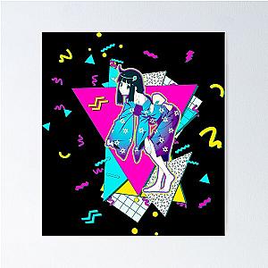 Tsukihi Monogatari Series 90s Design Poster