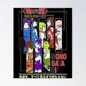 Monogatari Series anime Manga Poster