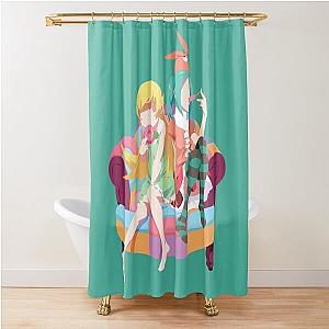 Shinobu and Yotsugi from the Monogatari Series Shower Curtain