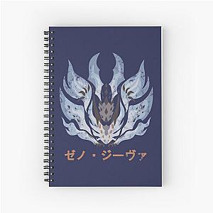 Monster Hunter World Xeno'jiiva Kanji Icon Spiral Notebook