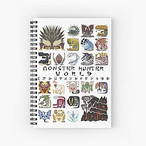 Monster Hunter World Spiral Notebook