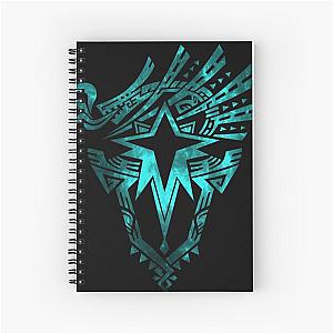 Monster Hunter World: Iceborne - Logo (Galaxy Design) Black Background Spiral Notebook