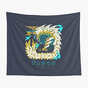 Monster Hunter World Iceborne Zinogre Kanji Icon Tapestry