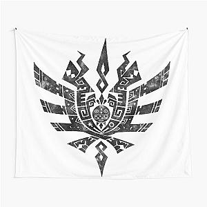 Monster Hunter 4 Ultimate - Logo (Chrome Design) Tapestry