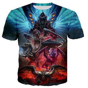 Monster Hunter Dragon 3D T-shirts