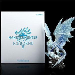 15-26CM Nergigante Iceborne Velkhana Monster Hunter Game Dragon Figure Toy