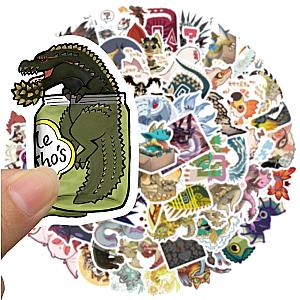 Cute Monster Hunter Hot Game Label Stickers