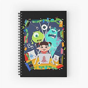 boo monsters inc Spiral Notebook