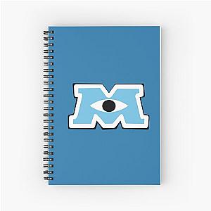 Monsters University Inc. Logo M Spiral Notebook