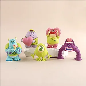5Pcs/Lot Disney Anime Monsters University Action Figure Toy