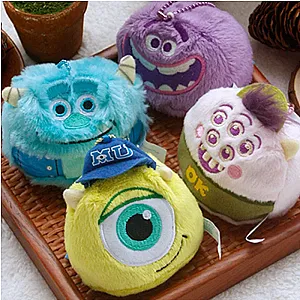 Monsters University . James P. Sullivan Sulley Cosplay Mini Plush Dolls Cartoon Keychain