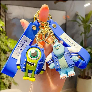 Cute Cartoon Disney Monsters University Mike James Friends Keychain