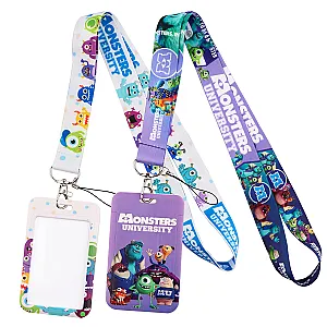 Monsters University Lanyard For Keychain ID Card Cover