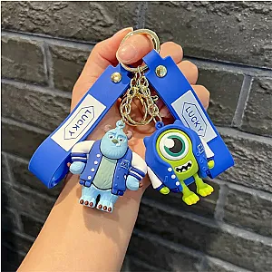 Cartoon Monster University Cute Big Eyes Monsters Keychains