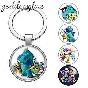 Disney Monsters Inc Mike James Monsters University Movie Keychains