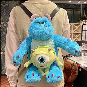 Super Cute Monsters University Sulley Sullivan Stuffed Animals Doll School Backpack