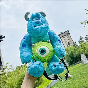 Disney Monsters University Movie James P. Sullivan Mike Wazowski Plush Backpack