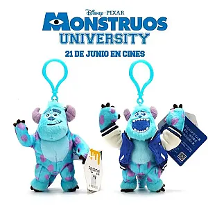13cm Disney Monsters University Sullivan Alien Plush Toys Keychains