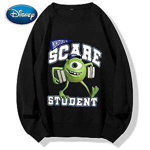 Disney Monsters University Mike Letter Book Scare Student Sweatshirt