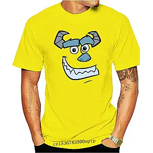 Monsters University Inc Sulley Smiling Face Print T-Shirt
