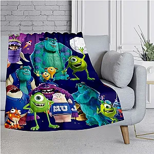 Disney Monsters University HD Flannel Fluffy Fleece Throw Camping Blankets