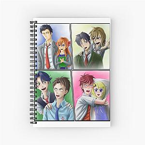 Gekkan Shoujo Nozaki-kun Couples Manga Panels Spiral Notebook