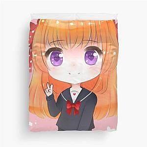 Unveiling the Charm of Chiyo Sakura A Gorgeous Anime and Manga Girl in Monthly Girls' Nozaki-kun Duvet Cover