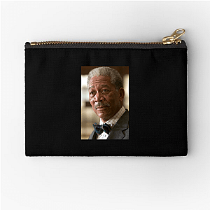 Morgan Freeman My Favorite Narrator Morgan Freeman Zipper Pouches