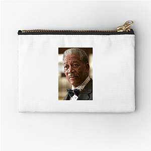 Morgan Freeman My Favorite Narrator Morgan Freeman Zipper Pouches
