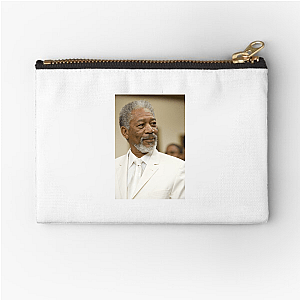 Morgan Freeman The Voice Of Cinema Morgan Freeman Zipper Pouches