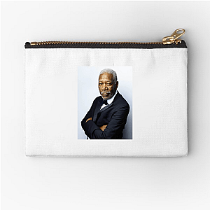 Morgan Freeman Always Iconic Always Inspiring Morgan Freeman Zipper Pouches