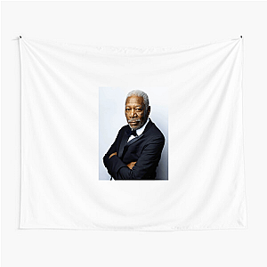Morgan Freeman Always Iconic Always Inspiring Morgan Freeman Tapestries