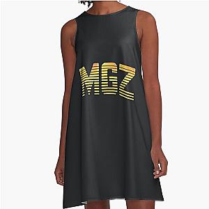 Morgz Gold Galaxy Logo, Team Morgz, MGZ Merch, A-Line Dress