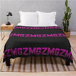 PINK Morgz Galaxy Logo, Team Morgz, MGZ Merch, Throw Blanket