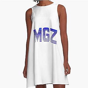 Morgz Blue Galaxy Logo, Team Morgz, MGZ Merch, A-Line Dress