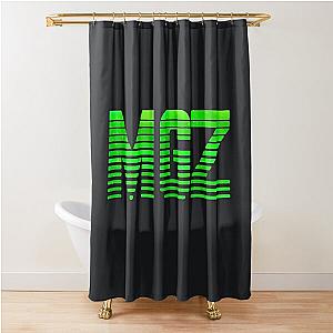 Morgz Green Galaxy Logo, Team Morgz, MGZ Merch, Shower Curtain