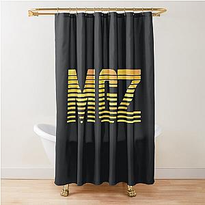 Morgz Gold Galaxy Logo, Team Morgz, MGZ Merch, Shower Curtain