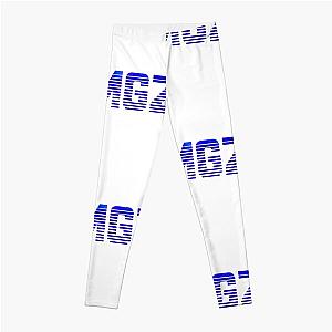 Morgz Blue Galaxy Logo, Team Morgz, MGZ Merch, Leggings